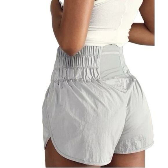 Free People Movement The Way Home Shorts Hottie Hot Run Women’s Size Small Gray - Picture 11 of 11